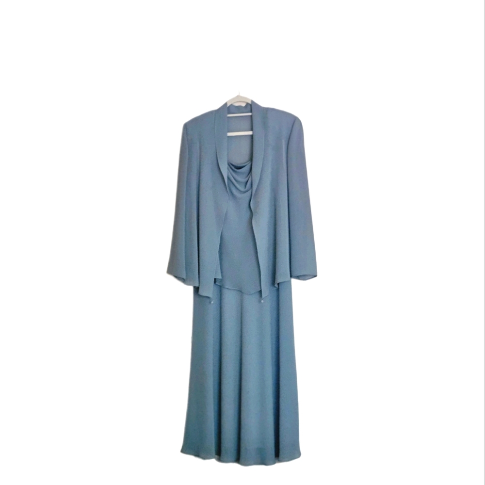 Elegant Blue Women's Dress